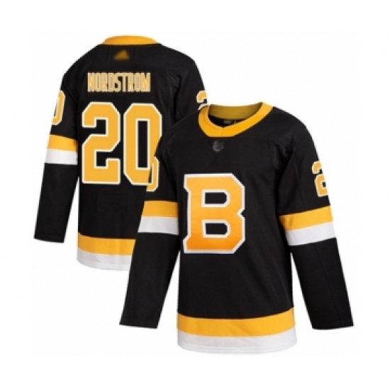 Youth Boston Bruins 20 Joakim Nordstrom Authentic Black Alternate Hockey Jersey