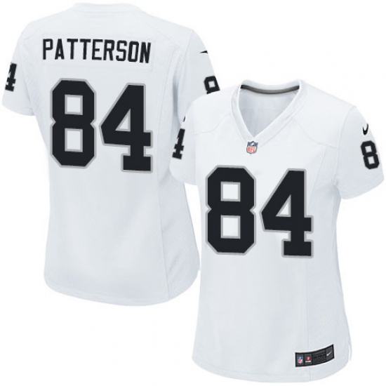 Women's Nike Oakland Raiders 84 Cordarrelle Patterson Game White NFL Jersey