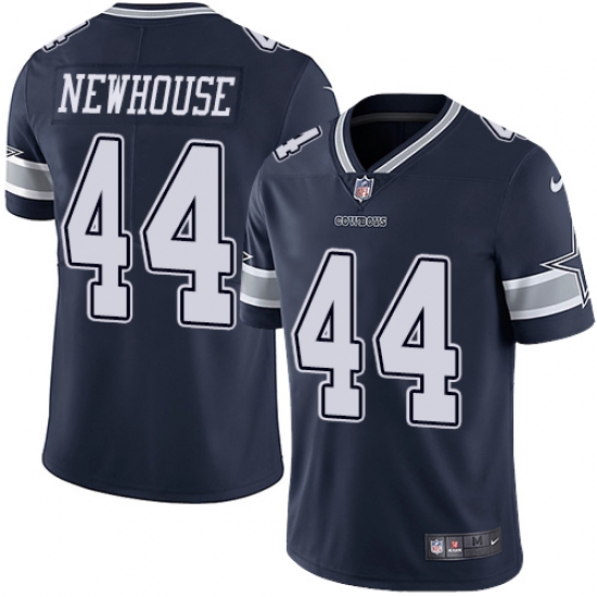 Men's Nike Dallas Cowboys 44 Robert Newhouse Navy Blue Team Color Vapor Untouchable Limited Player NFL Jersey