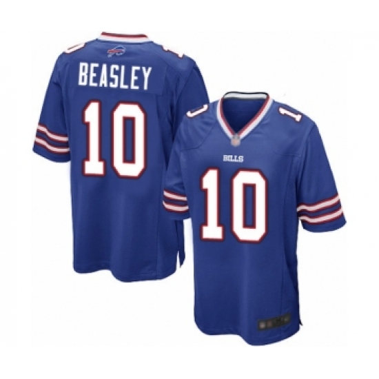Men's Buffalo Bills 10 Cole Beasley Game Royal Blue Team Color Football Jersey