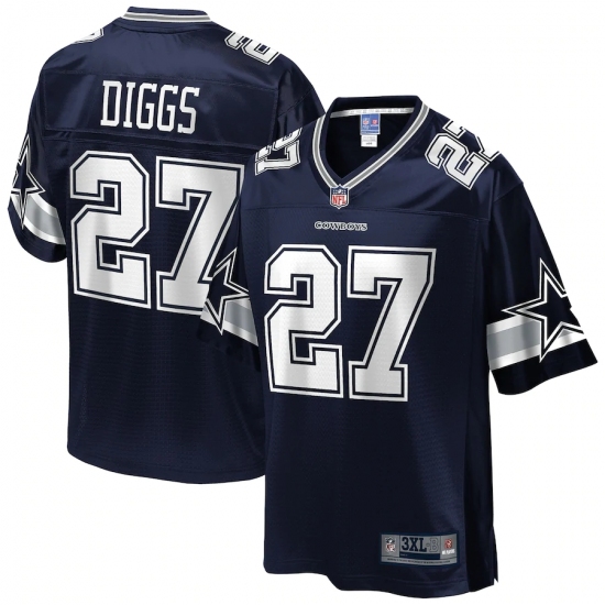 Men's Dallas Cowboys 27 Trevon Diggs NFL Pro Line Navy Big & Tall Player Jersey
