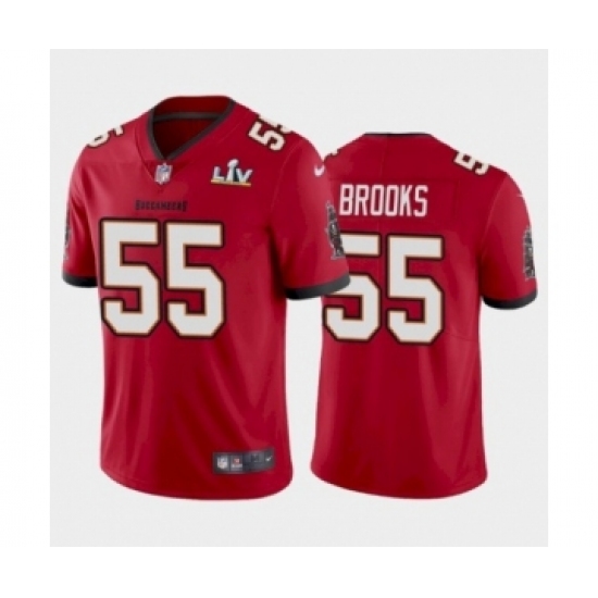 Youth Tampa Bay Buccaneers 55 Derrick Brooks Red Super Bowl LV Jersey