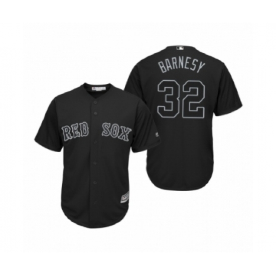 Men's Boston Red Sox 32 Matt Barnes Barnesy Black 2019 Players Weekend Replica Jersey
