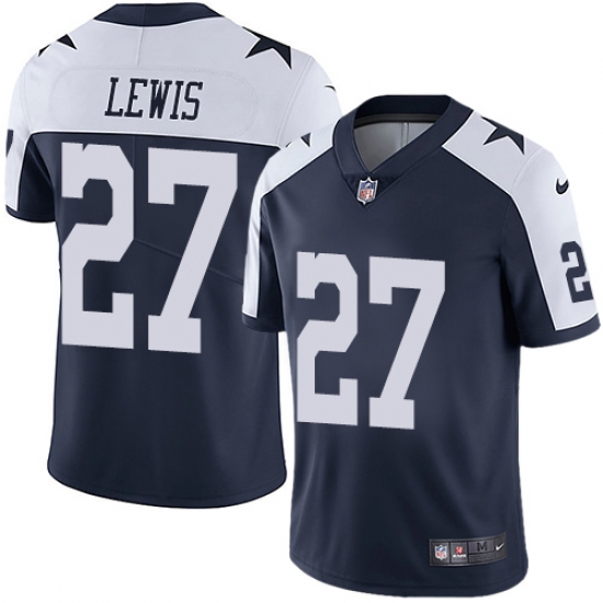 Youth Nike Dallas Cowboys 27 Jourdan Lewis Navy Blue Throwback Alternate Vapor Untouchable Limited Player NFL Jersey