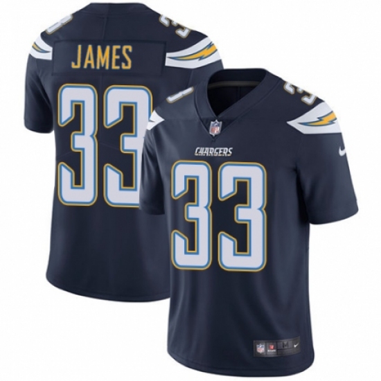 Youth Nike Los Angeles Chargers 33 Derwin James Navy Blue Team Color Vapor Untouchable Elite Player NFL Jersey