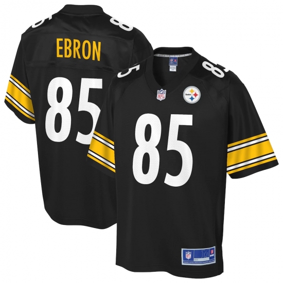 Youth Pittsburgh Steelers 85 Eric Ebron NFL Pro Line Black Player Jersey