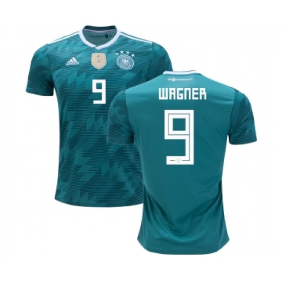 Germany 9 Wagner Away Kid Soccer Country Jersey
