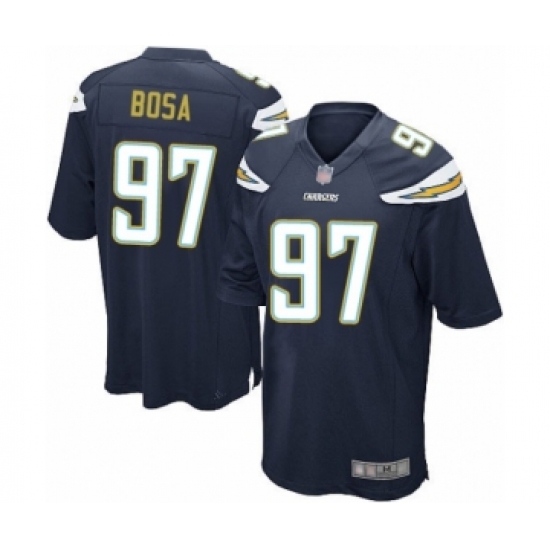 Men's Los Angeles Chargers 97 Joey Bosa Game Navy Blue Team Color Football Jersey