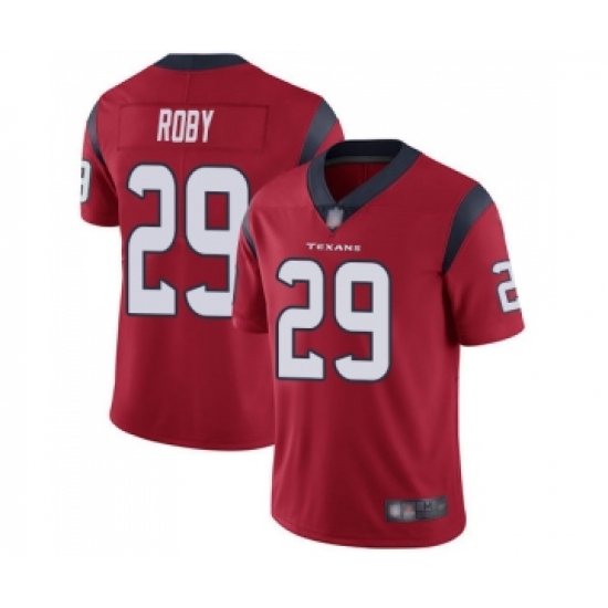 Men's Houston Texans 29 Bradley Roby Red Alternate Vapor Untouchable Limited Player Football Jersey