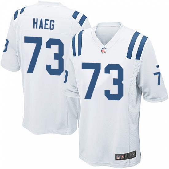 Men's Nike Indianapolis Colts 73 Joe Haeg Game White NFL Jersey