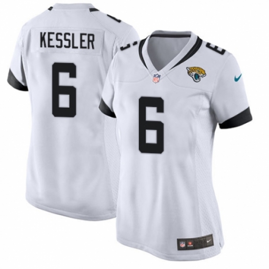 Women's Nike Jacksonville Jaguars 6 Cody Kessler Game White NFL Jersey