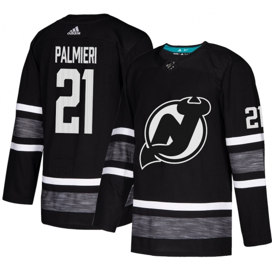 Men's Adidas New Jersey Devils 21 Kyle Palmieri Black 2019 All-Star Game Parley Authentic Stitched NHL Jersey
