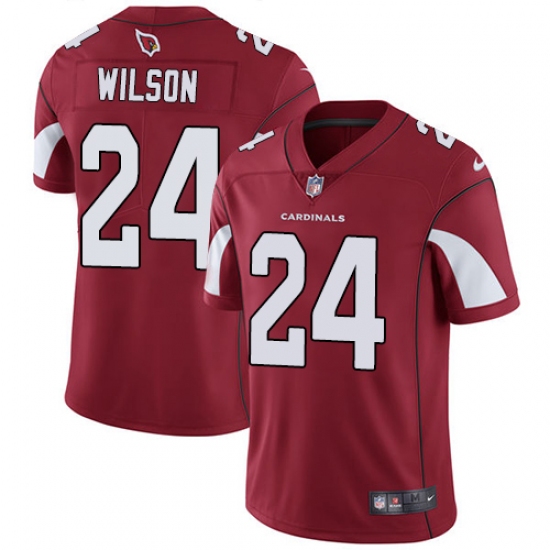 Youth Nike Arizona Cardinals 24 Adrian Wilson Red Team Color Vapor Untouchable Limited Player NFL Jersey