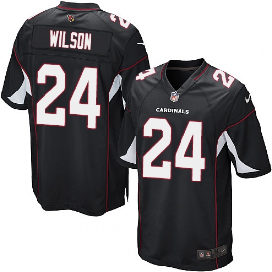 Men's Nike Arizona Cardinals 24 Adrian Wilson Game Black Alternate NFL Jersey