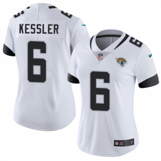 Women's Nike Jacksonville Jaguars 6 Cody Kessler White Vapor Untouchable Limited Player NFL Jersey
