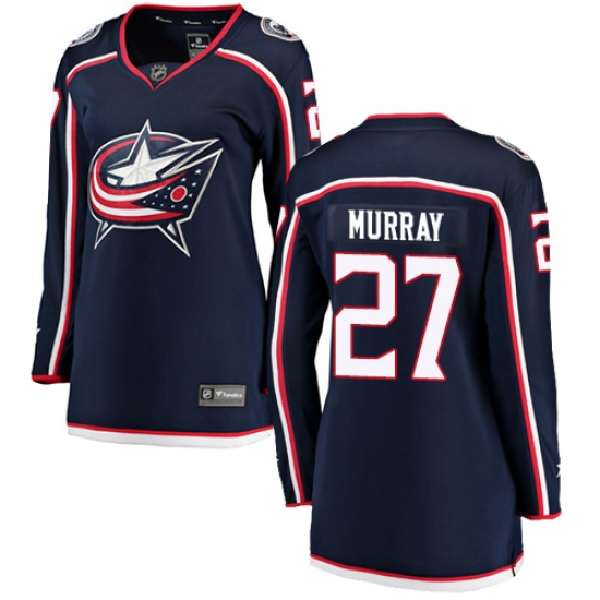 Women's Columbus Blue Jackets 27 Ryan Murray Fanatics Branded Navy Blue Home Breakaway NHL Jersey