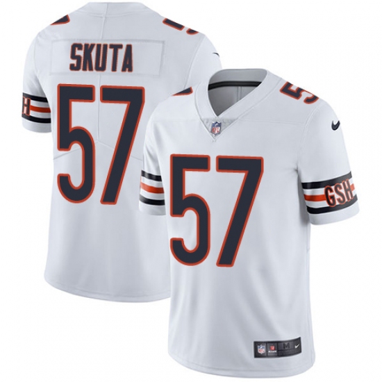 Youth Nike Chicago Bears 57 Dan Skuta White Vapor Untouchable Limited Player NFL Jersey