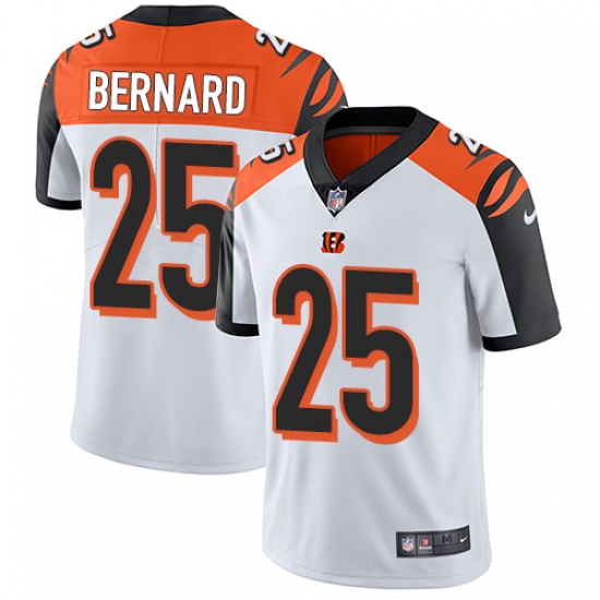 Men's Nike Cincinnati Bengals 25 Giovani Bernard Vapor Untouchable Limited White NFL Jersey