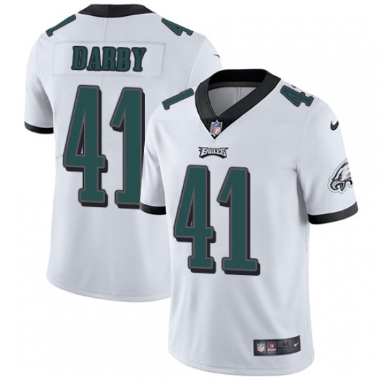 Youth Nike Philadelphia Eagles 41 Ronald Darby White Vapor Untouchable Limited Player NFL Jersey
