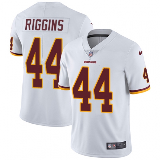 Men's Nike Washington Redskins 44 John Riggins White Vapor Untouchable Limited Player NFL Jersey