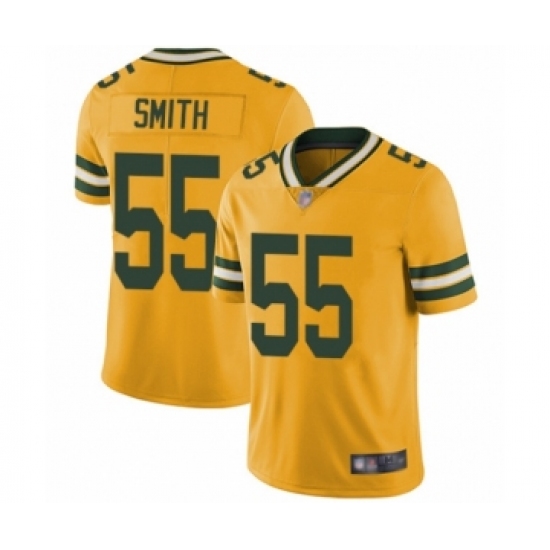 Youth Green Bay Packers 55 Za'Darius Smith Limited Gold Rush Vapor Untouchable Football Jersey