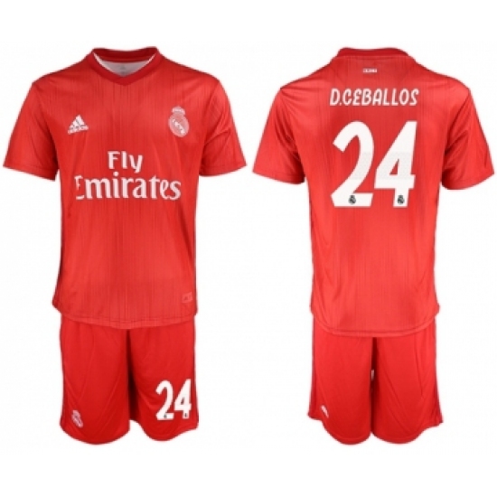Real Madrid 24 D.Ceballos Third Soccer Club Jersey