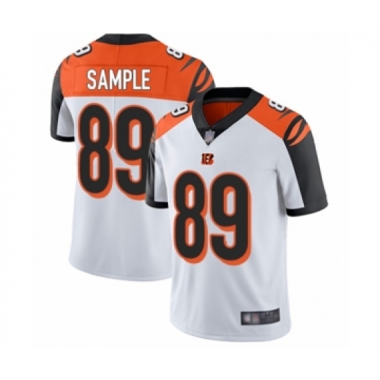 Youth Cincinnati Bengals 89 Drew Sample White Vapor Untouchable Limited Player Football Jersey