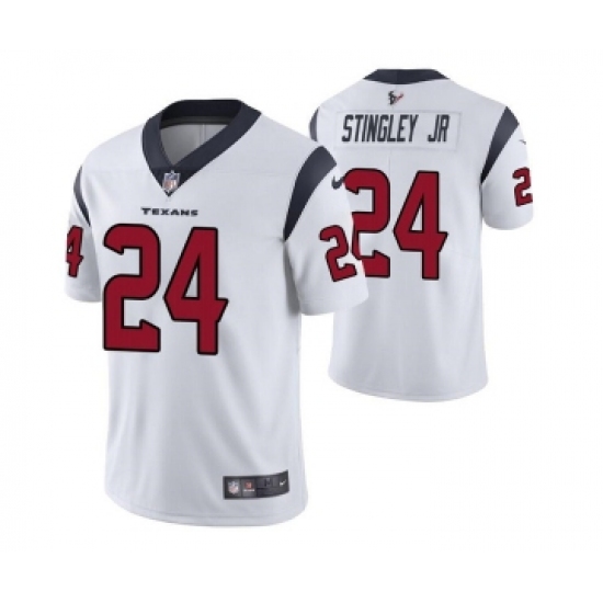 Men's Houston Texans 24 Derek Stingley Jr. White Vapor Untouchable Limited Stitched Jersey