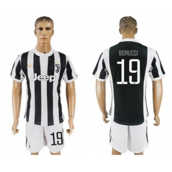 Juventus 19 Bonucci Home Soccer Club Jersey
