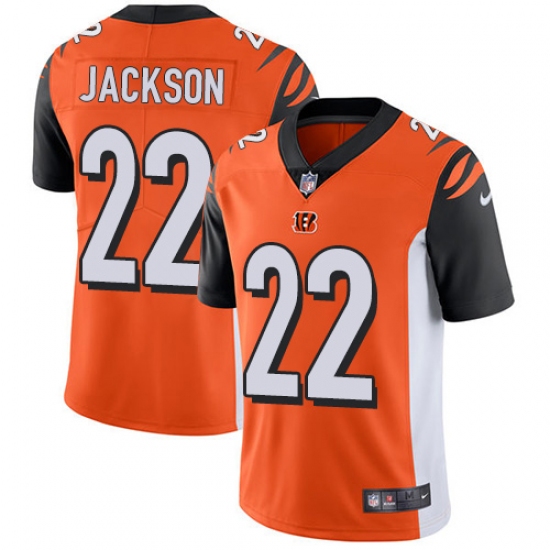 Men's Nike Cincinnati Bengals 22 William Jackson Vapor Untouchable Limited Orange Alternate NFL Jersey