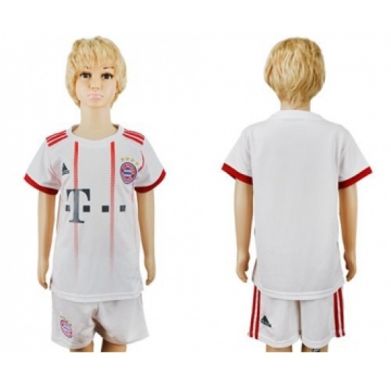 Bayern Munchen Blank SEC Away Kid Soccer Club Jersey