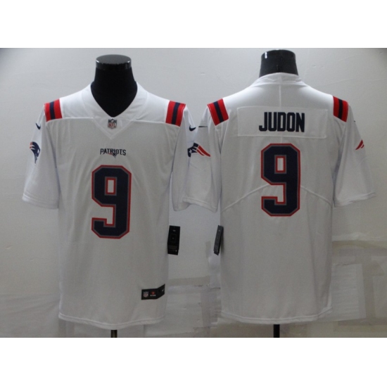 Men's New England Patriots 9 Matt Judon White Vapor Untouchable Limited Stitched Football Jersey