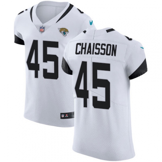 Men's Jacksonville Jaguars 45 K'Lavon Chaisson White Stitched NFL New Elite Jersey