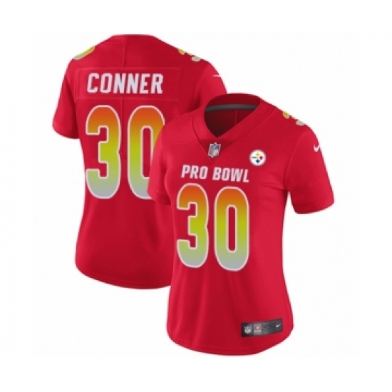 Women's Nike Pittsburgh Steelers 30 James Conner Limited Red AFC 2019 Pro Bowl NFL Jersey