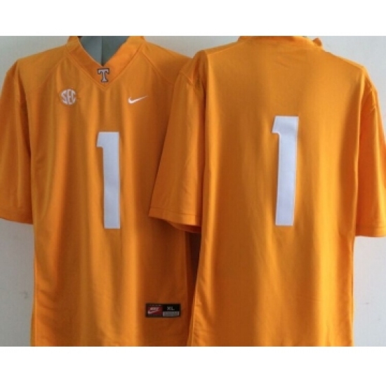 Tennessee Volunteers 1 Yellow College Jersey