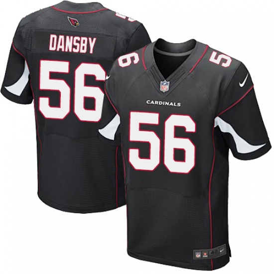 Men's Nike Arizona Cardinals 56 Karlos Dansby Elite Black Alternate NFL Jersey