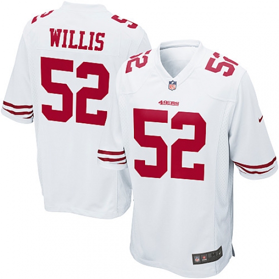 Men's Nike San Francisco 49ers 52 Patrick Willis Game White NFL Jersey