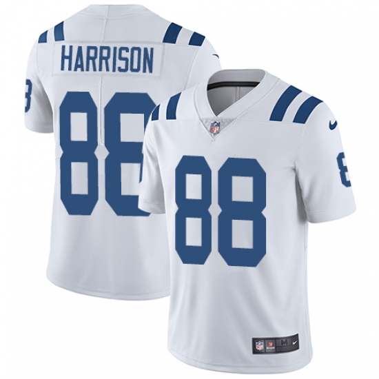 Men's Nike Indianapolis Colts 88 Marvin Harrison White Vapor Untouchable Limited Player NFL Jersey