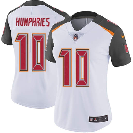 Women's Nike Tampa Bay Buccaneers 10 Adam Humphries White Vapor Untouchable Limited Player NFL Jersey