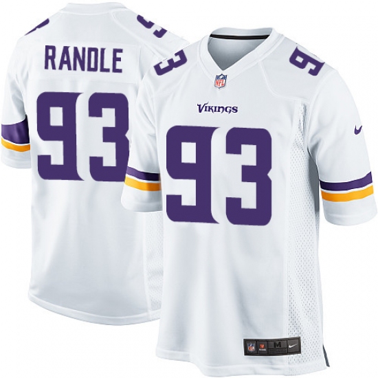 Men's Nike Minnesota Vikings 93 John Randle Game White NFL Jersey