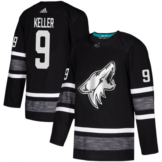 Men's Adidas Arizona Coyotes 9 Clayton Keller Black 2019 All-Star Game Parley Authentic Stitched NHL Jersey