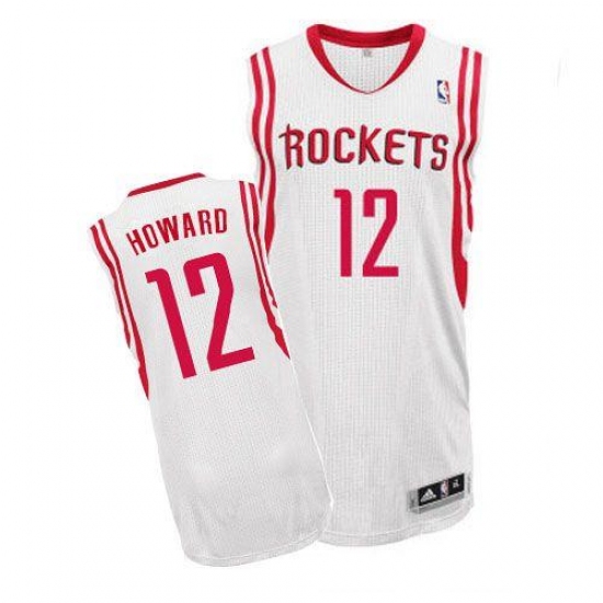 Revolution 30 Rockets 12 Dwight Howard White Home Stitched NBA Jersey