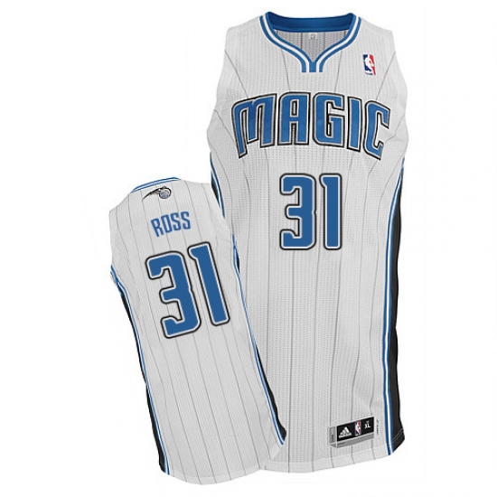 Men's Adidas Orlando Magic 31 Terrence Ross Authentic White Home NBA Jersey