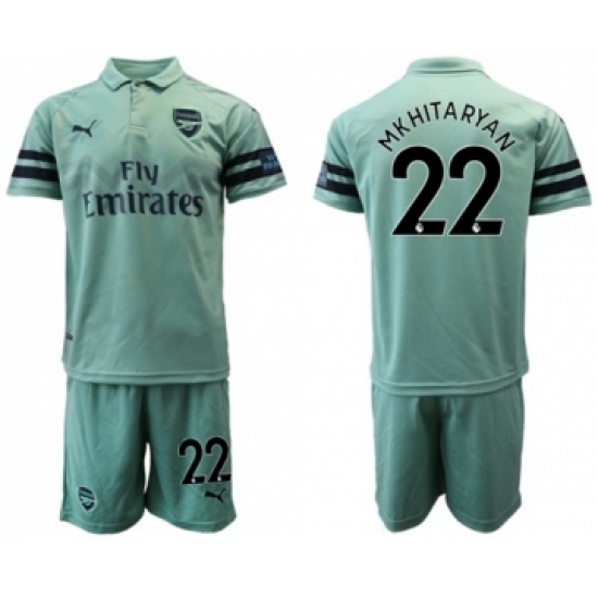 Arsenal 22 Mkhitaryan Away Soccer Club Jersey