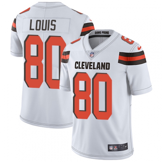 Men's Nike Cleveland Browns 80 Ricardo Louis White Vapor Untouchable Limited Player NFL Jersey