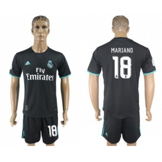 Real Madrid 18 Mariano Away Soccer Club Jersey