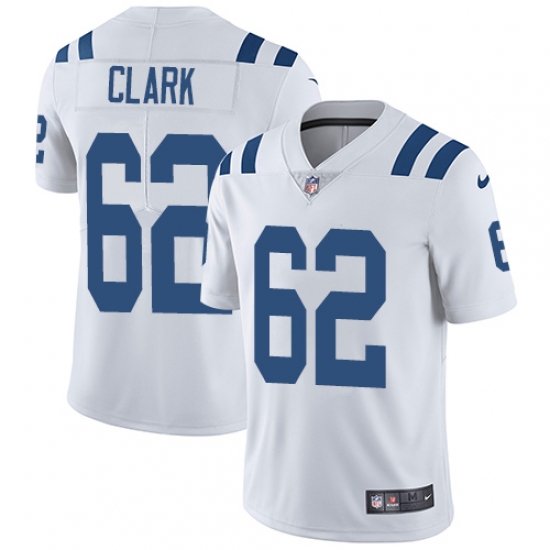 Youth Nike Indianapolis Colts 62 Le'Raven Clark Elite White NFL Jersey