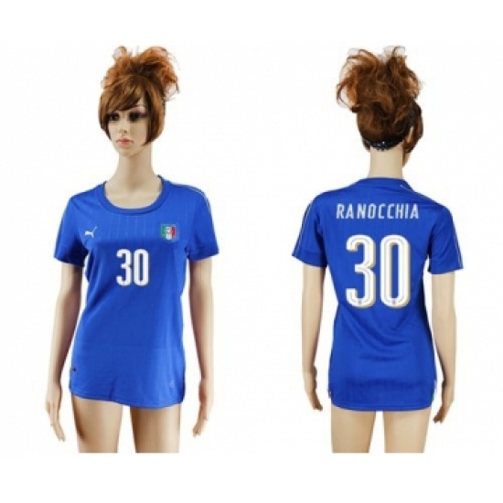 Women's Italy 30 Ranocchia Home Soccer Country Jersey