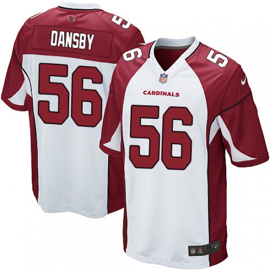 Men's Nike Arizona Cardinals 56 Karlos Dansby Game White NFL Jersey