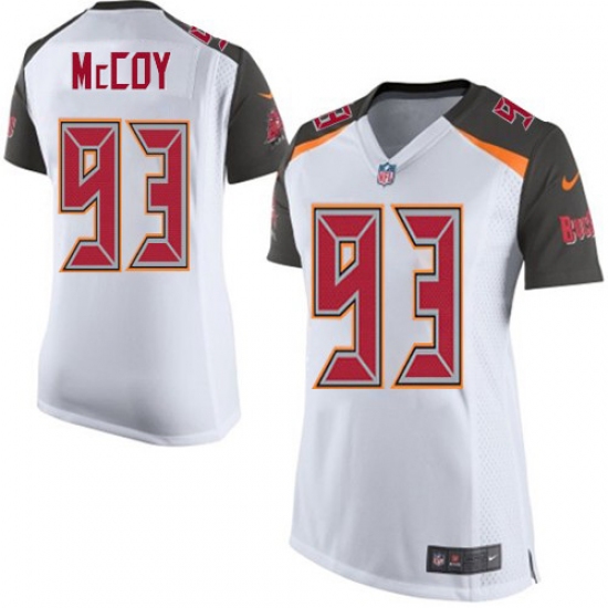 Women's Nike Tampa Bay Buccaneers 93 Gerald McCoy Game White NFL Jersey